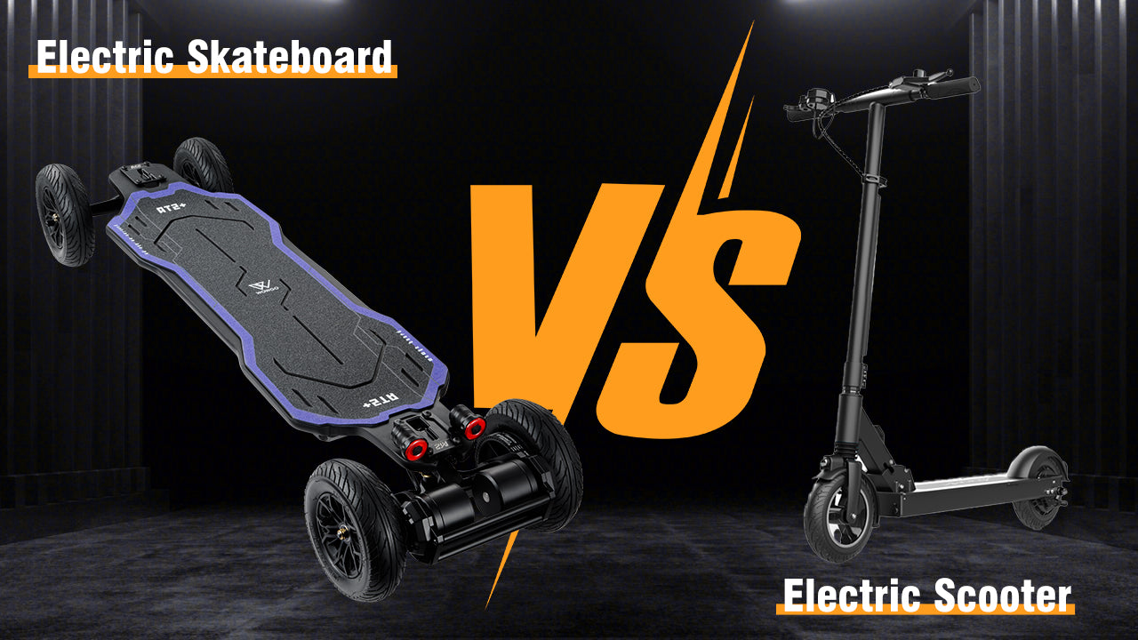 Electric Skateboards vs. Electric Scooters and Bicycles