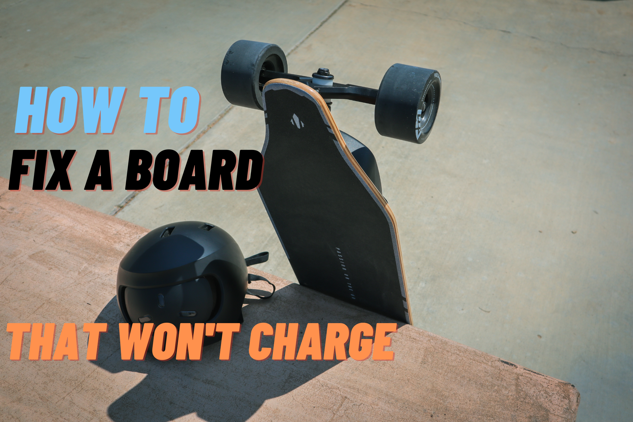 How to fix an E-Skateboard that  Won't Charge